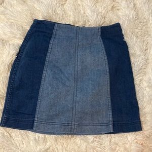 Free People Denim skirt